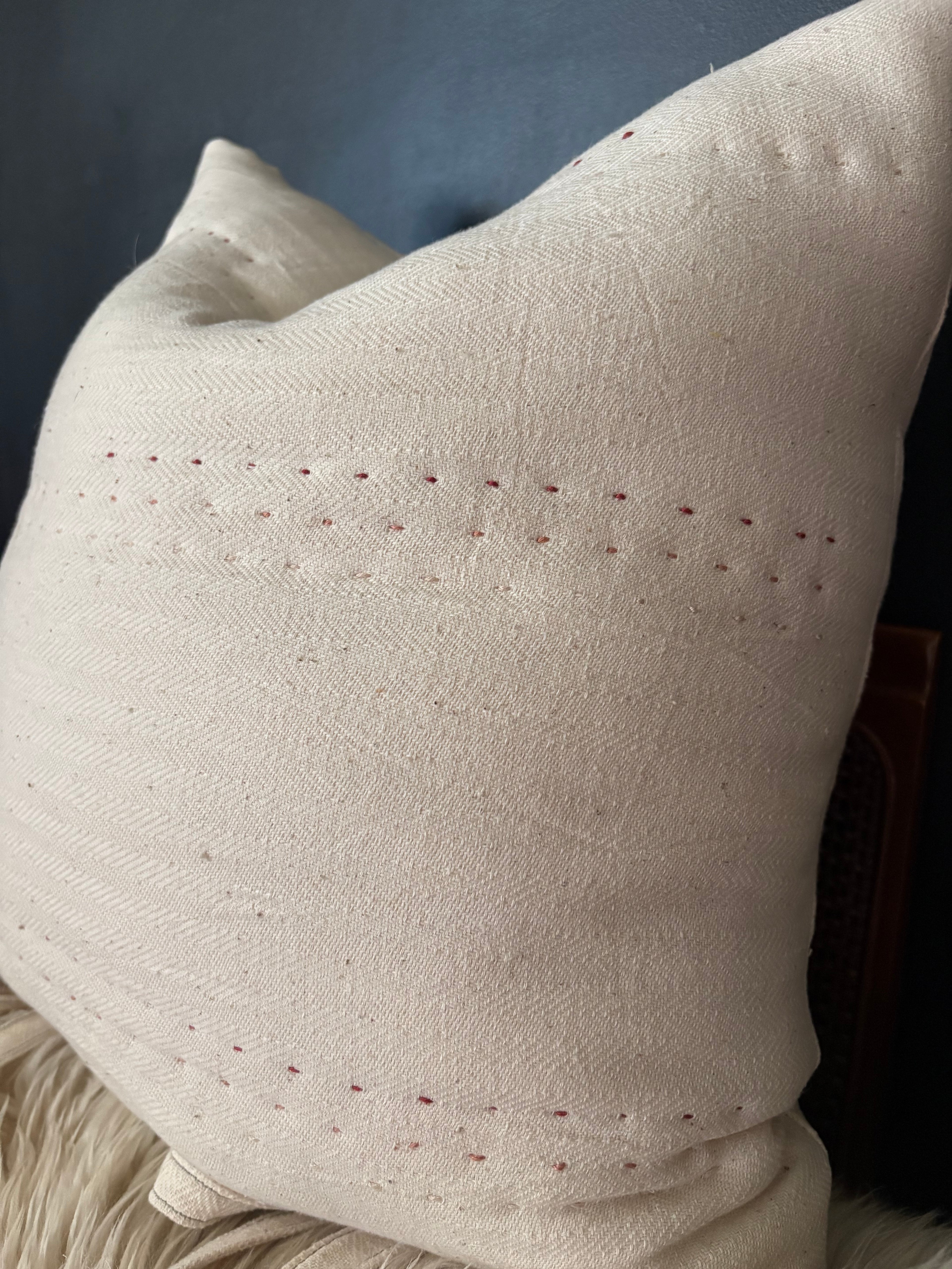 Rann × Ontario Wool Hand-Quilted Cushion
