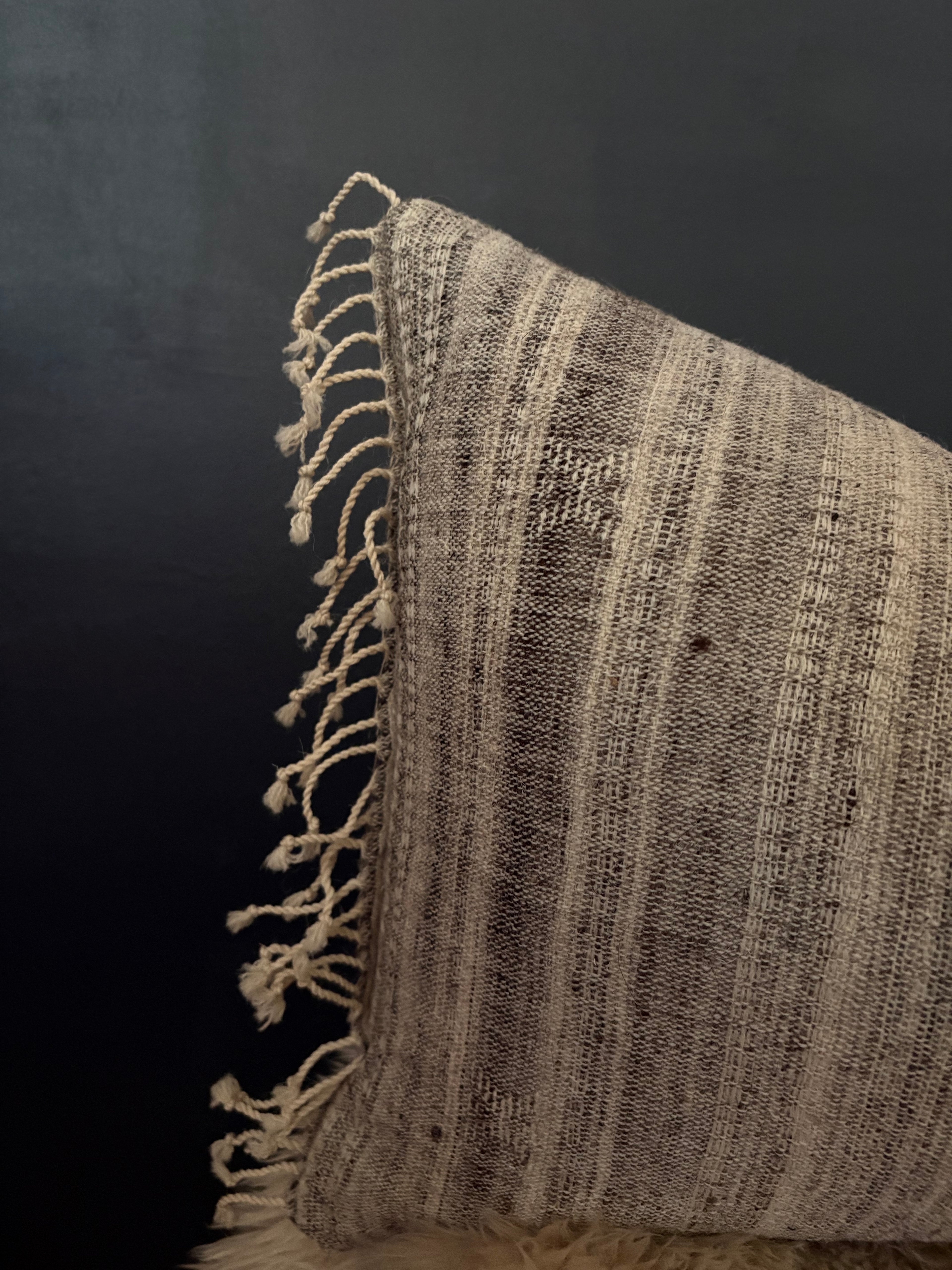 The Pastoralist Wool Lumbar Pillow Cover in Natural