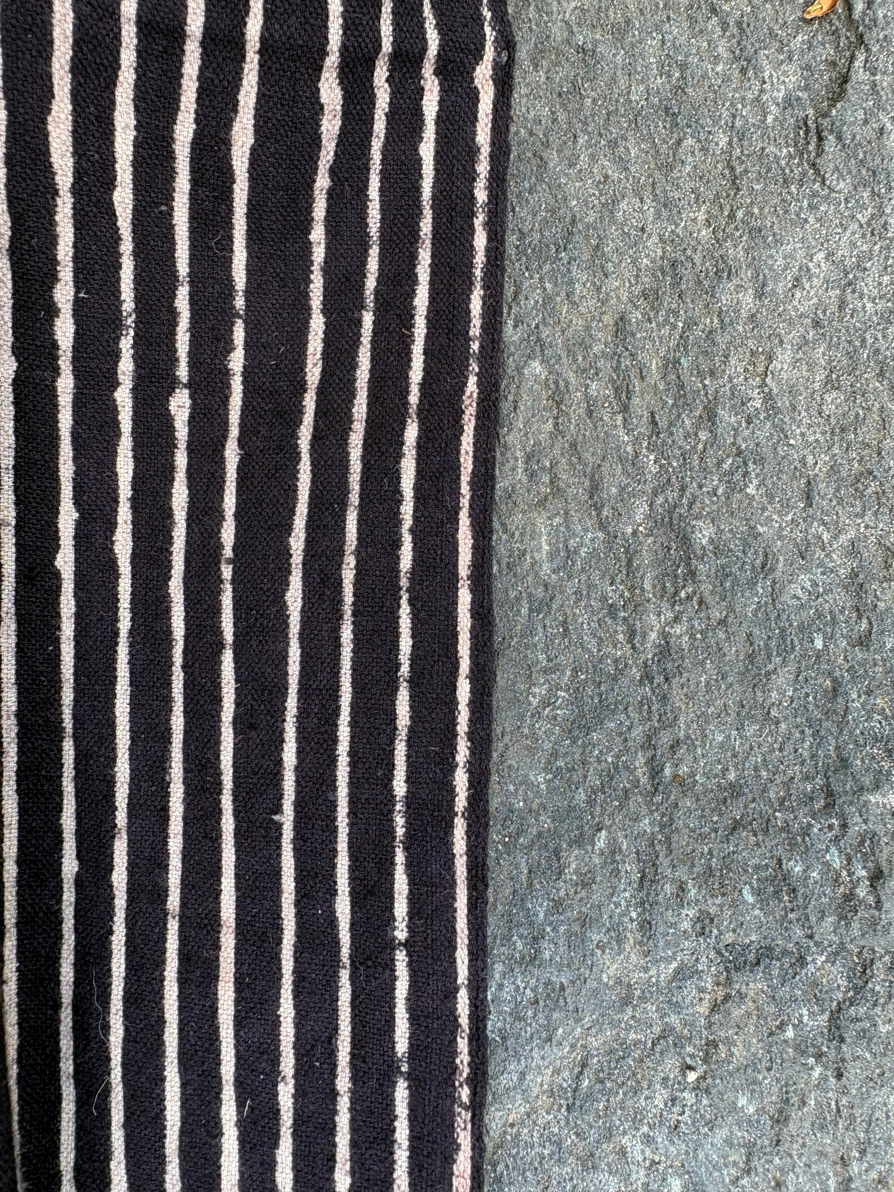 The Kala Cotton Table Runner in Woodsmoke