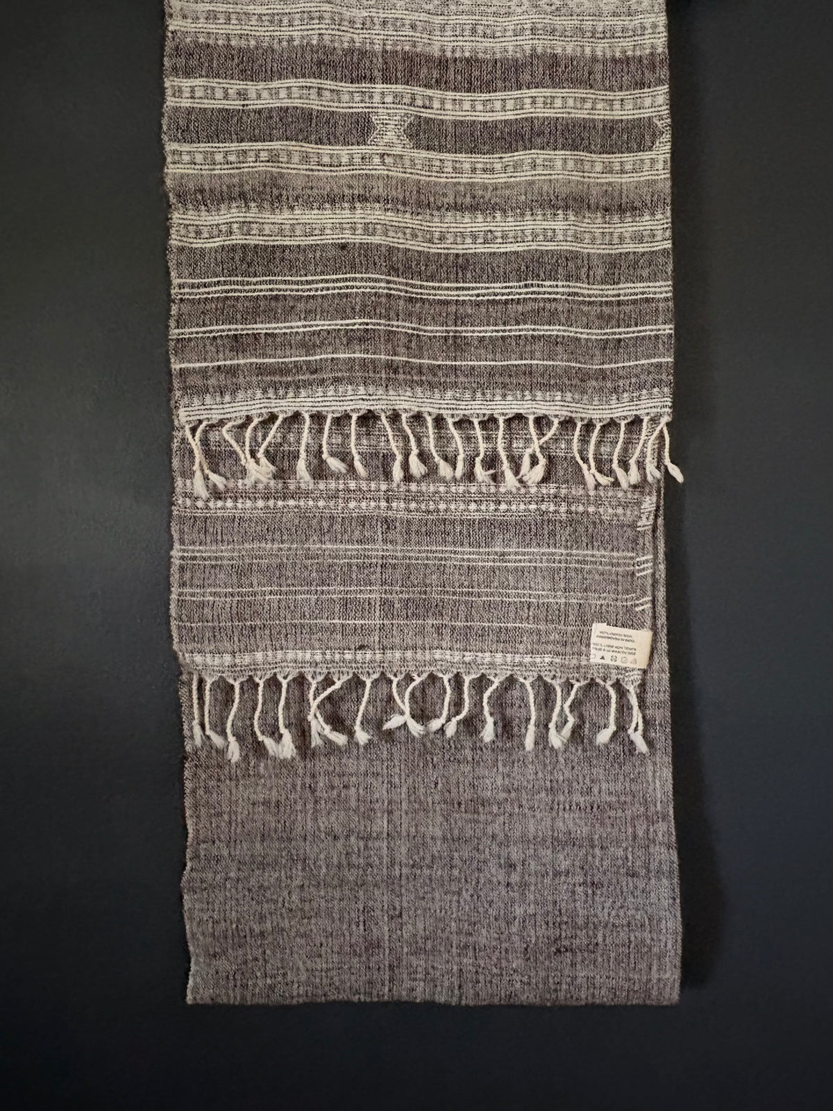 wool table runner