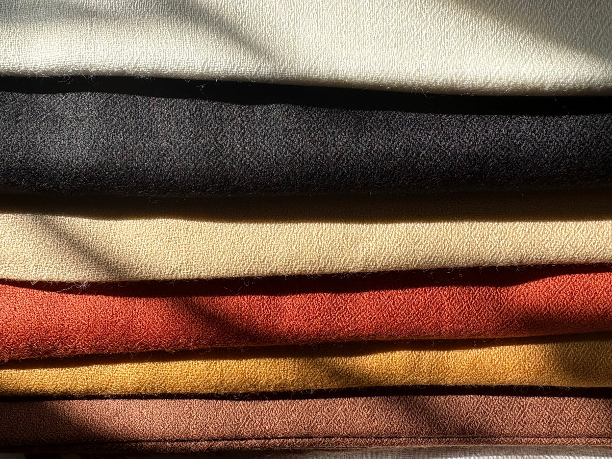 The Highland Wool-Silk Stole in Ivory