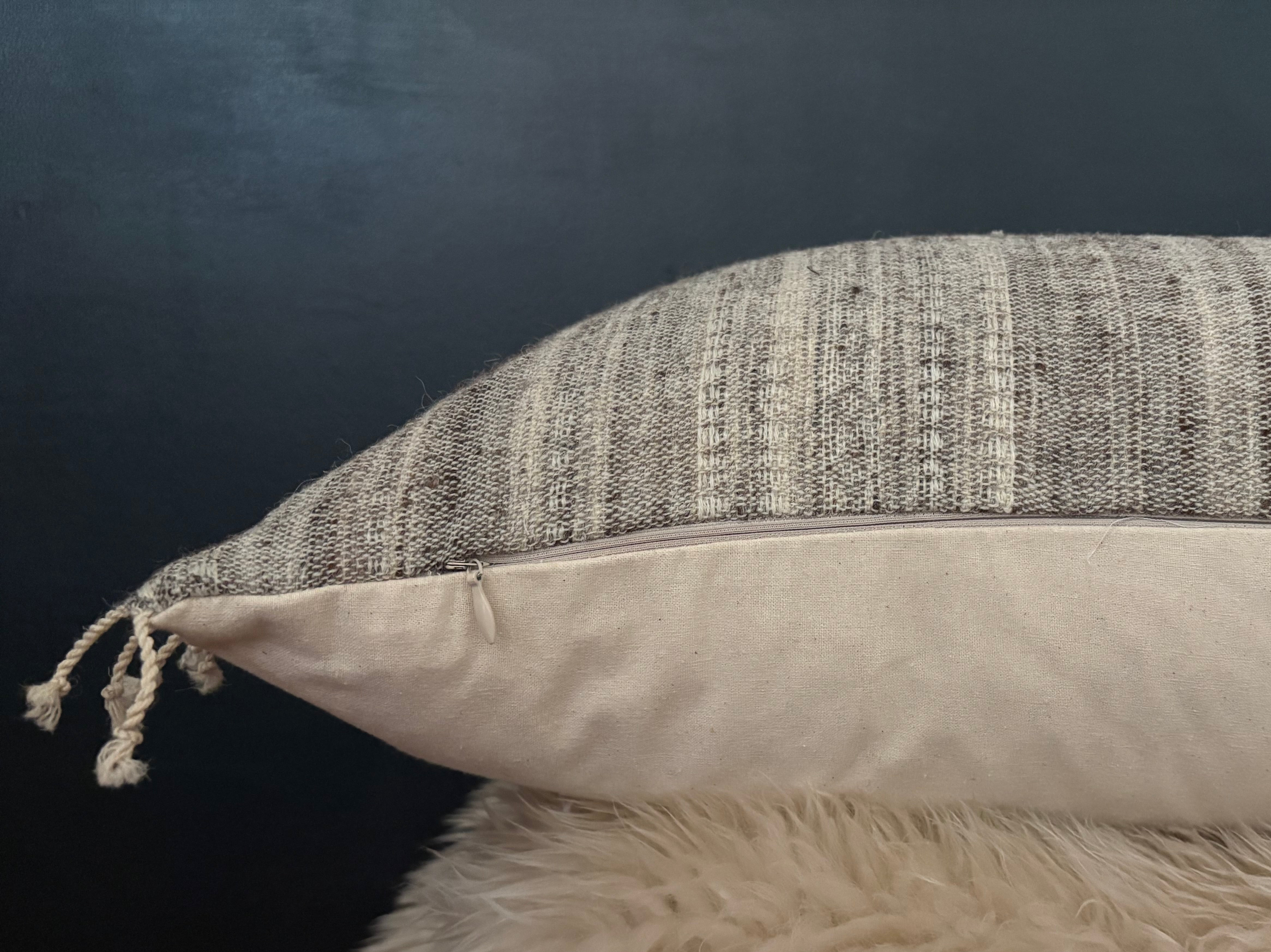 The Pastoralist Wool Lumbar Pillow Cover in Natural