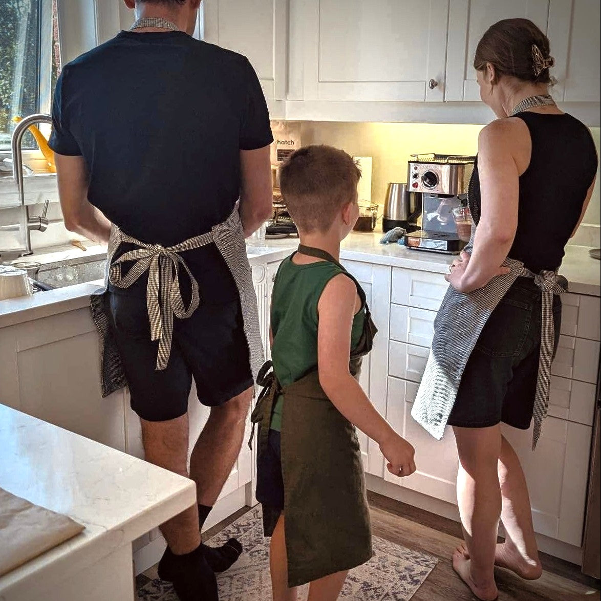 The Cook's Apron in Houndstooth