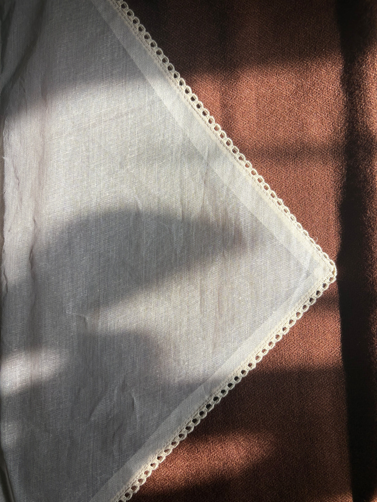 The Highland Wool-Silk Stole in Chocolate