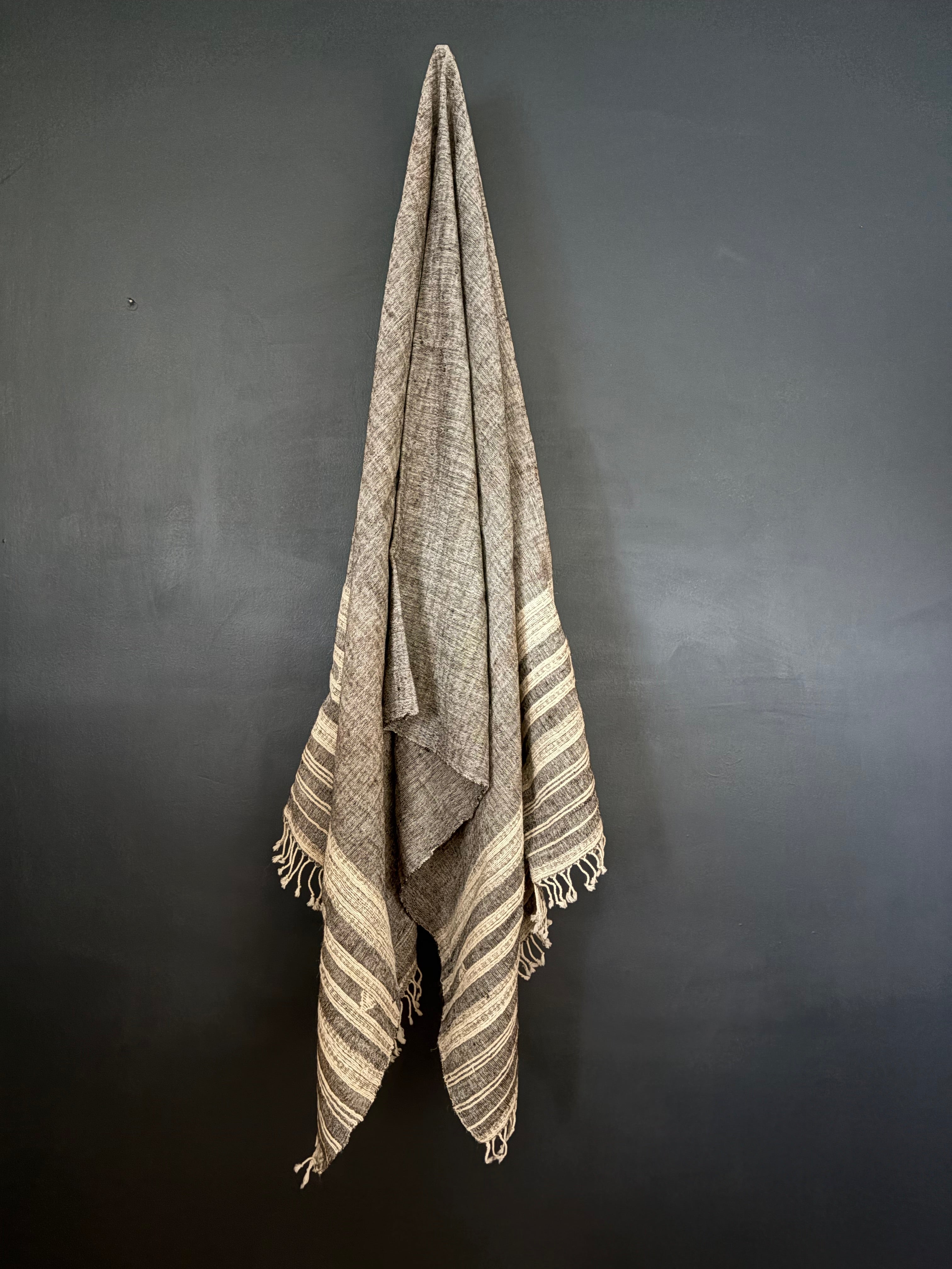 The Pastoralist Wool Throw in Stone