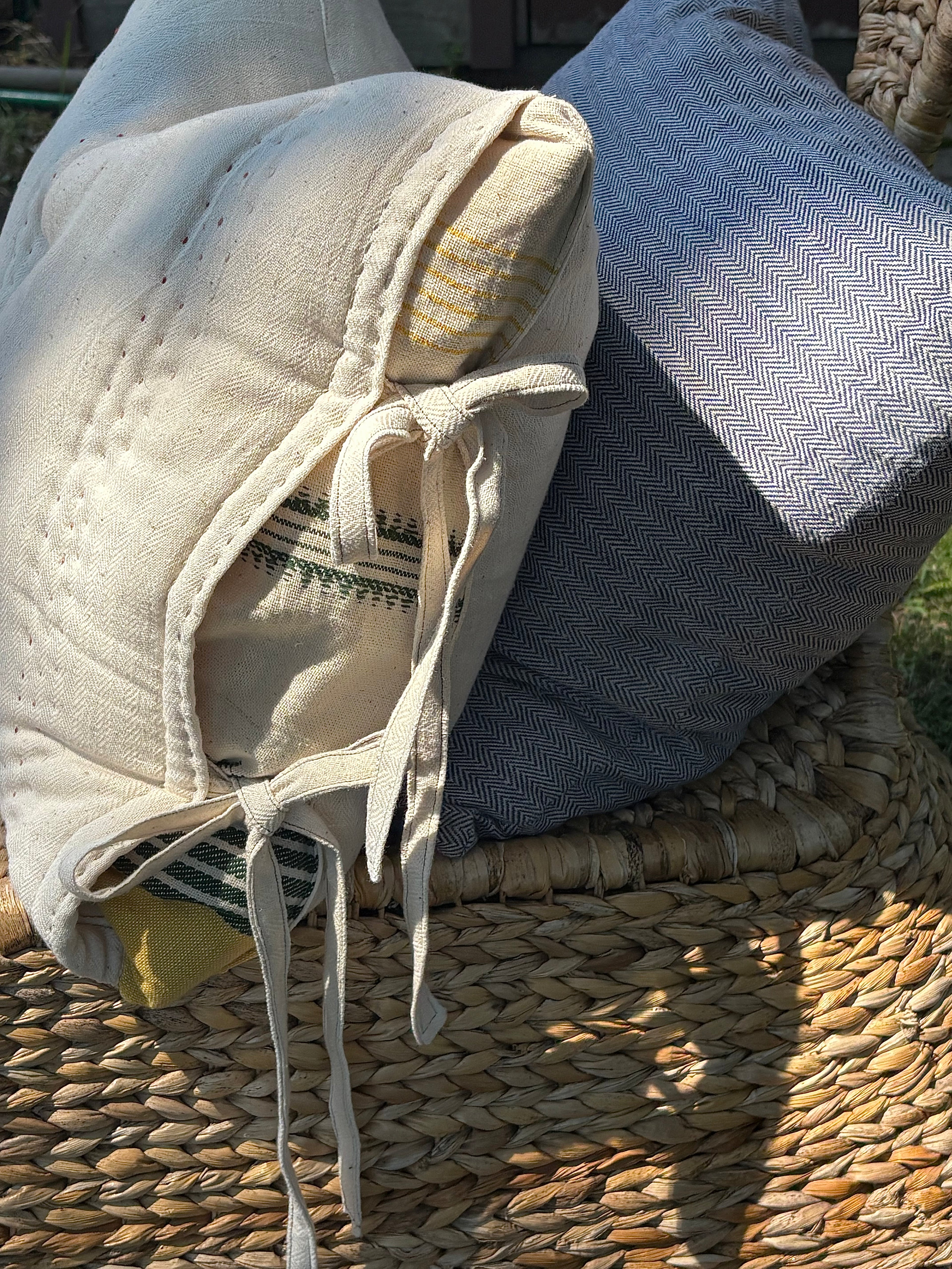 Rann × Ontario Wool Hand-Quilted Cushion