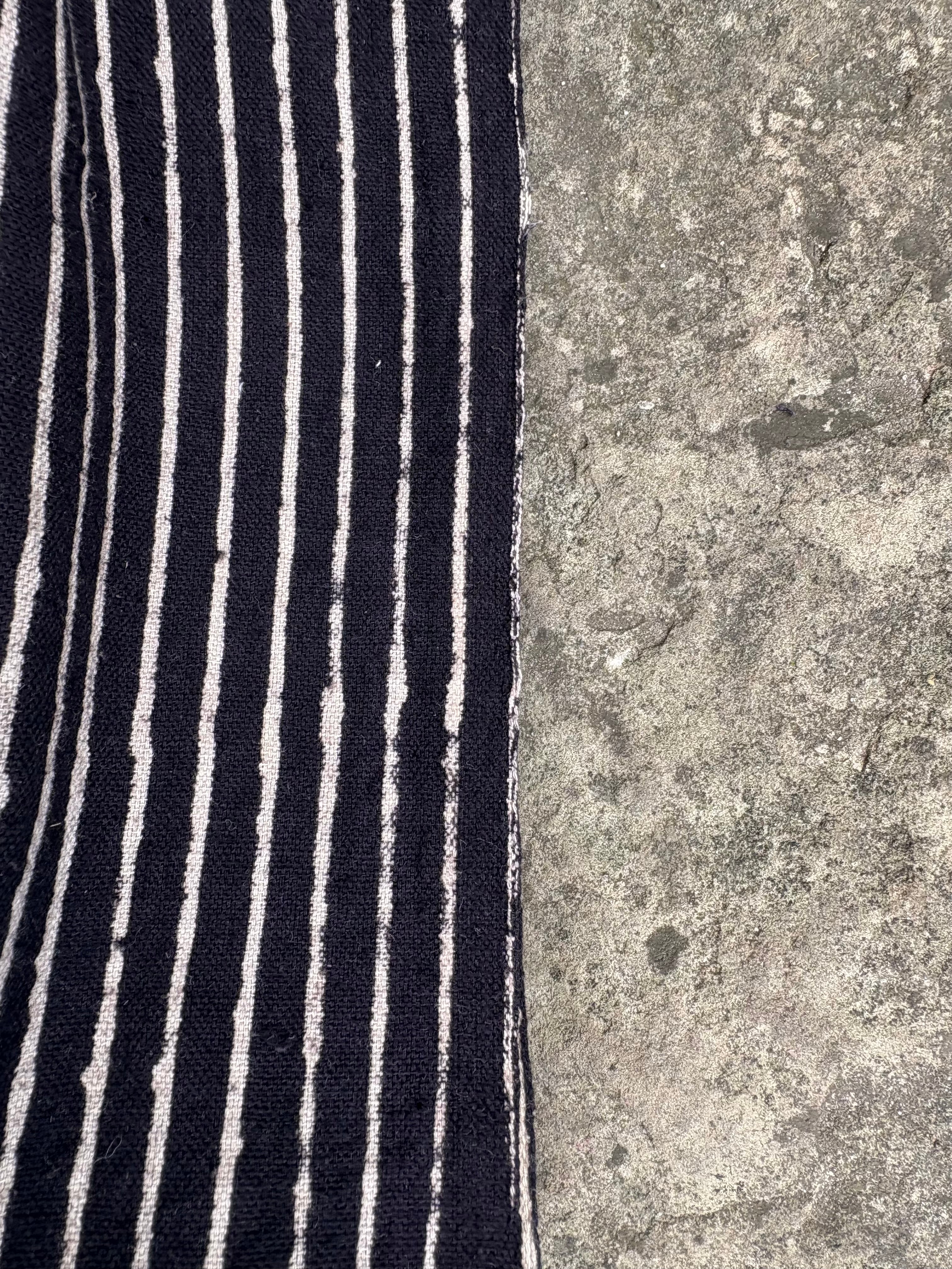 The Kala Cotton Table Runner in Woodsmoke