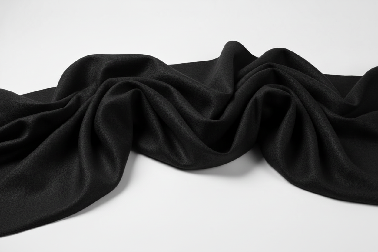 Fine Wool Pashmina in Black