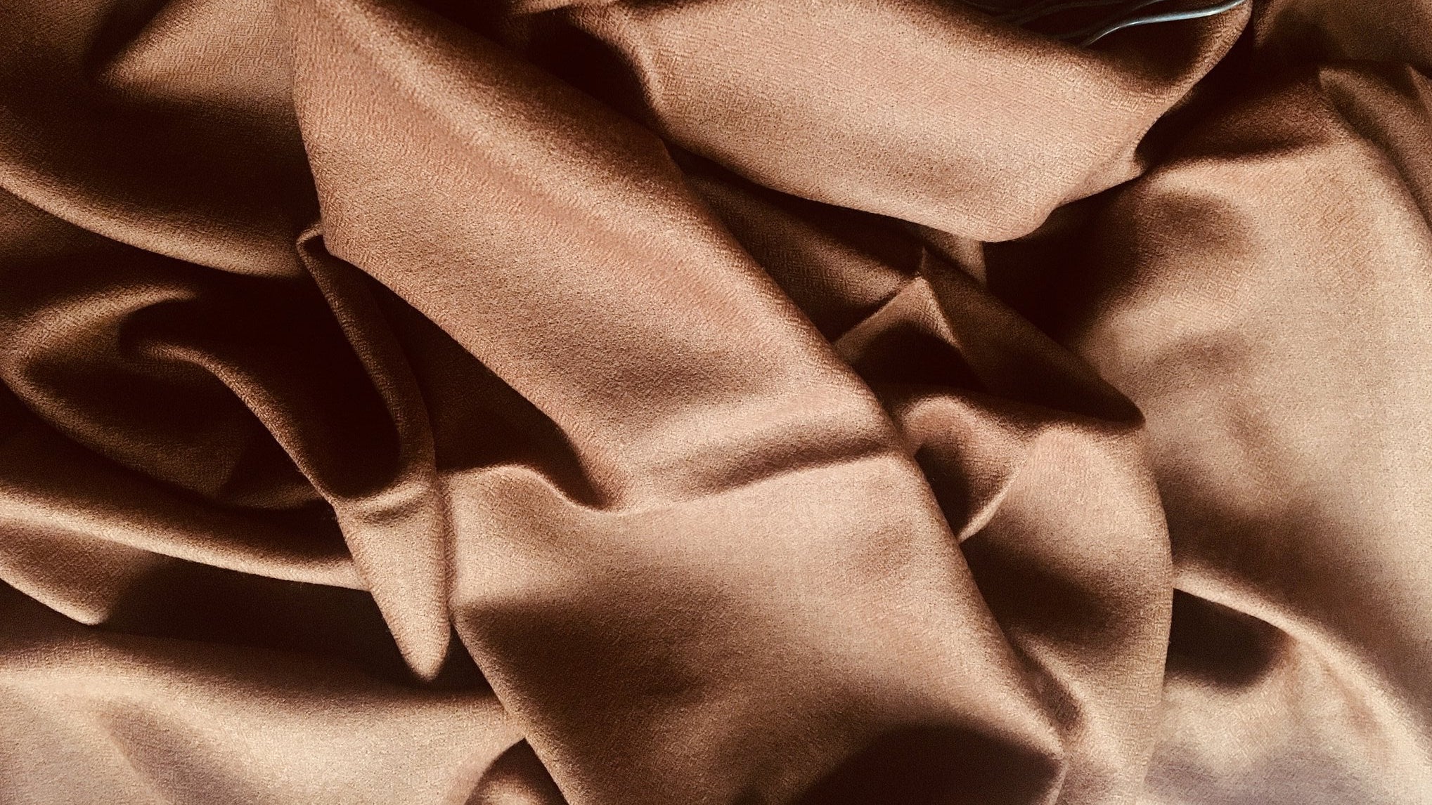 Fine Wool Stole in Rich Chocolate