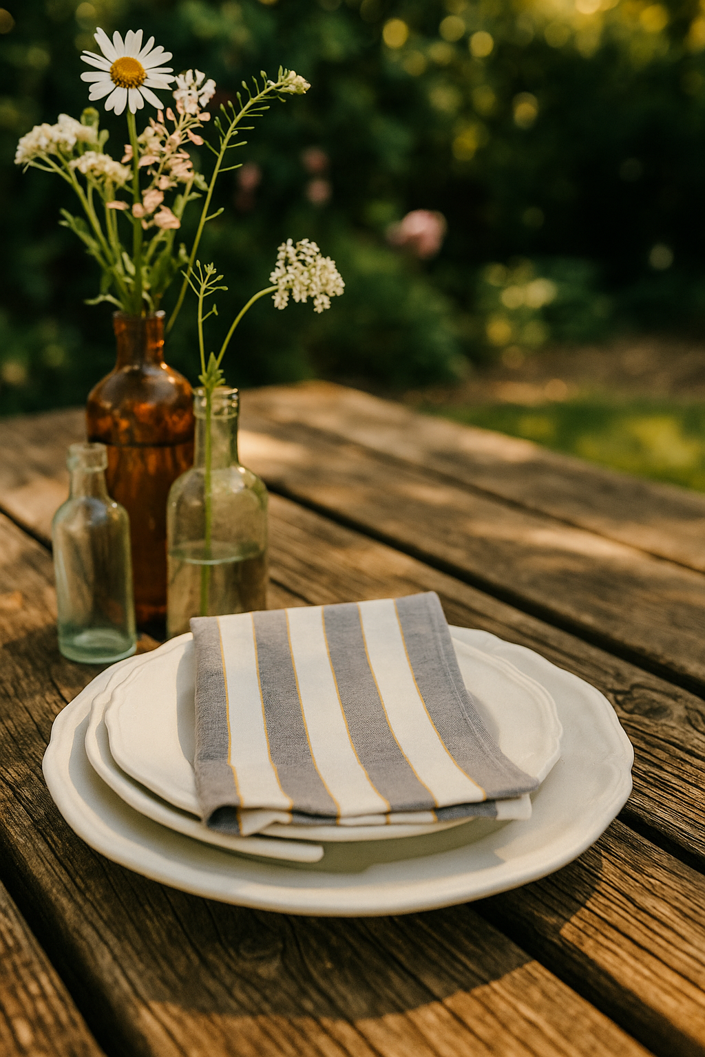 The Lunch Napkin in Neutral Harvest