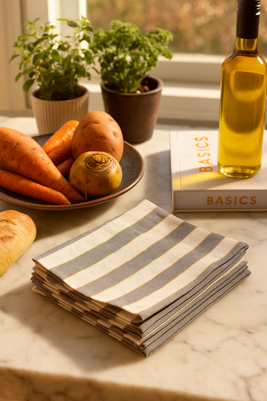 The Lunch Napkin in Neutral Harvest