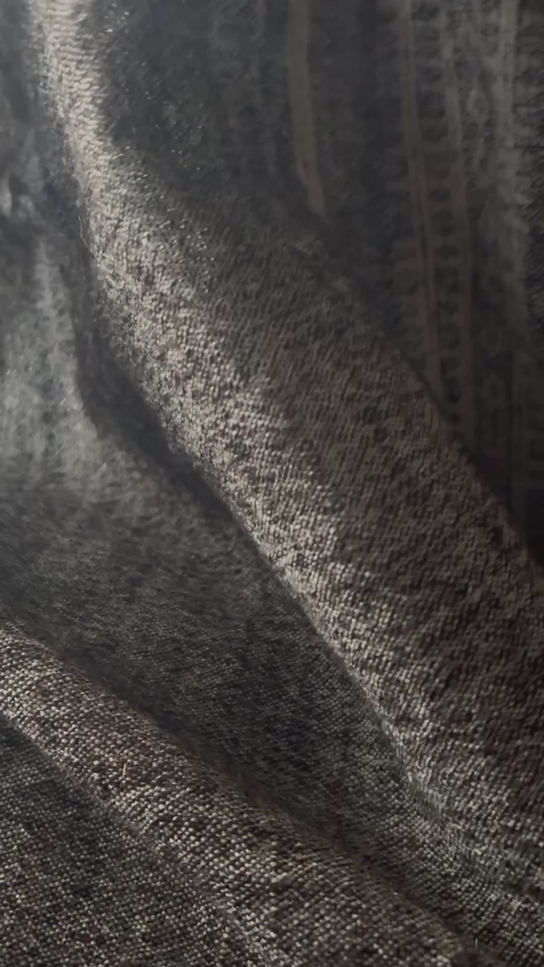 The Pastoralist Wool Throw in Warm Ash