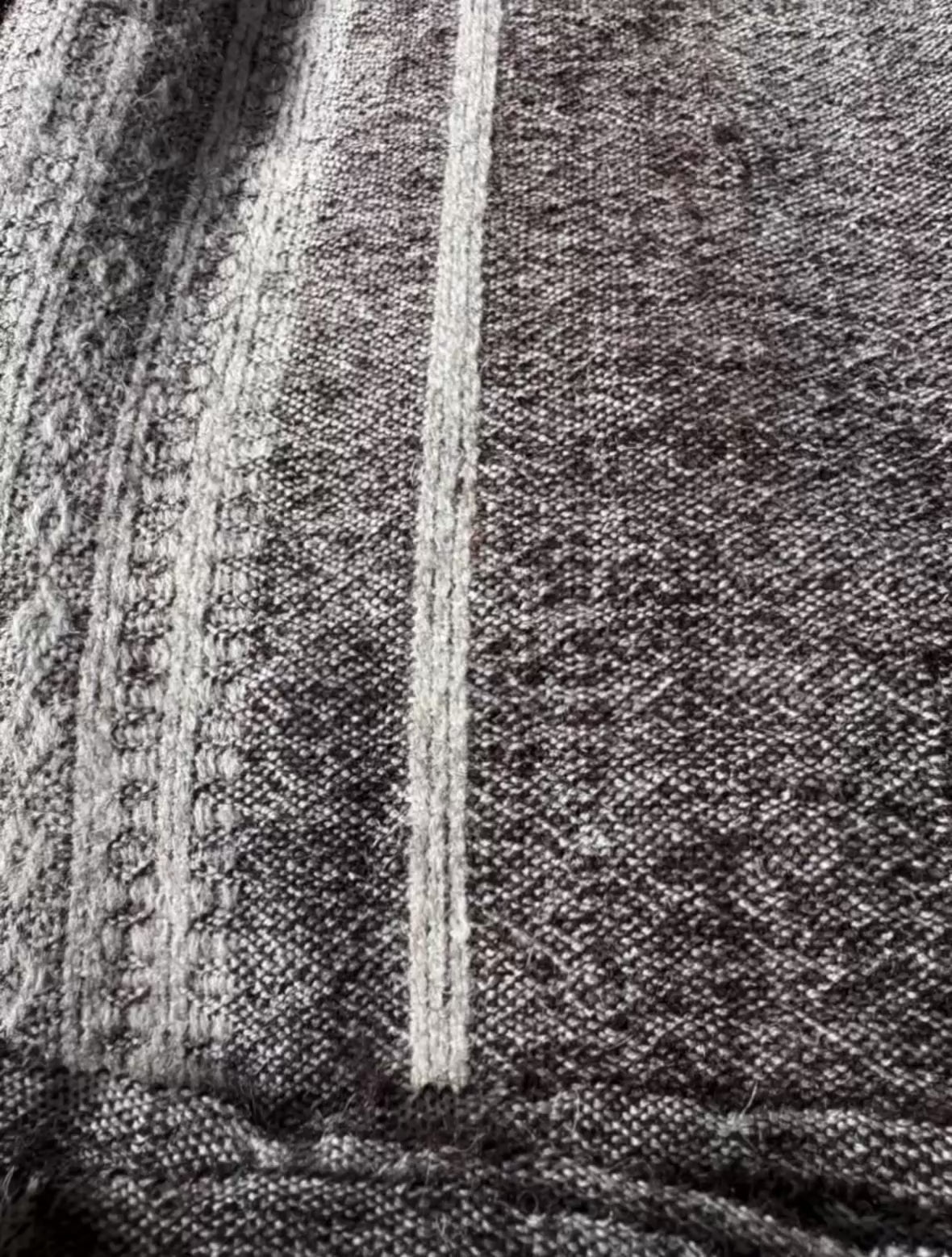 The Pastoralist Wool Throw in Warm Ash