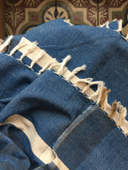 The Bath Towel in Farmhouse Blue