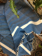 The Bath Towel in Farmhouse Blue