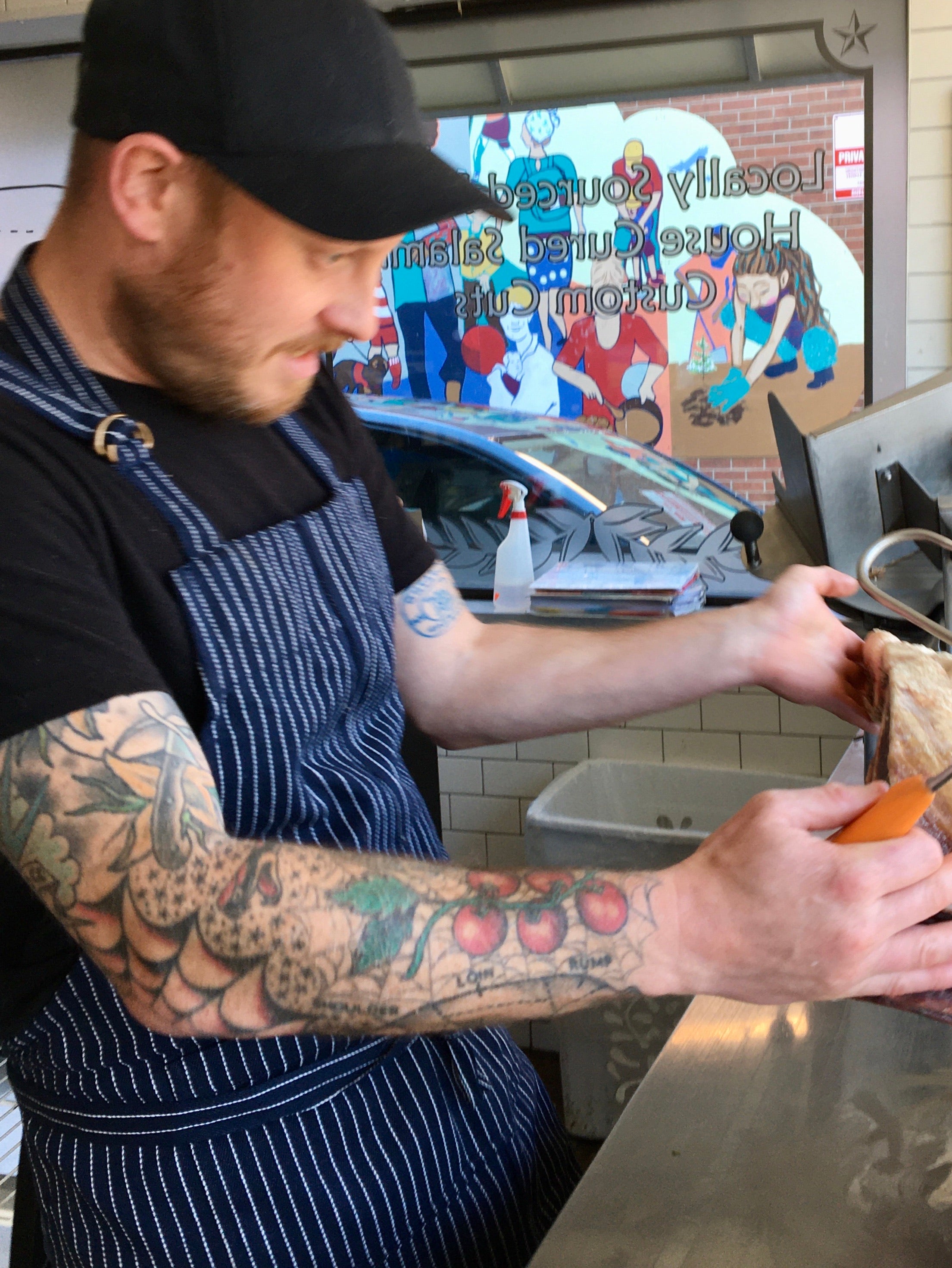 The Cook's Apron in Pinstripe